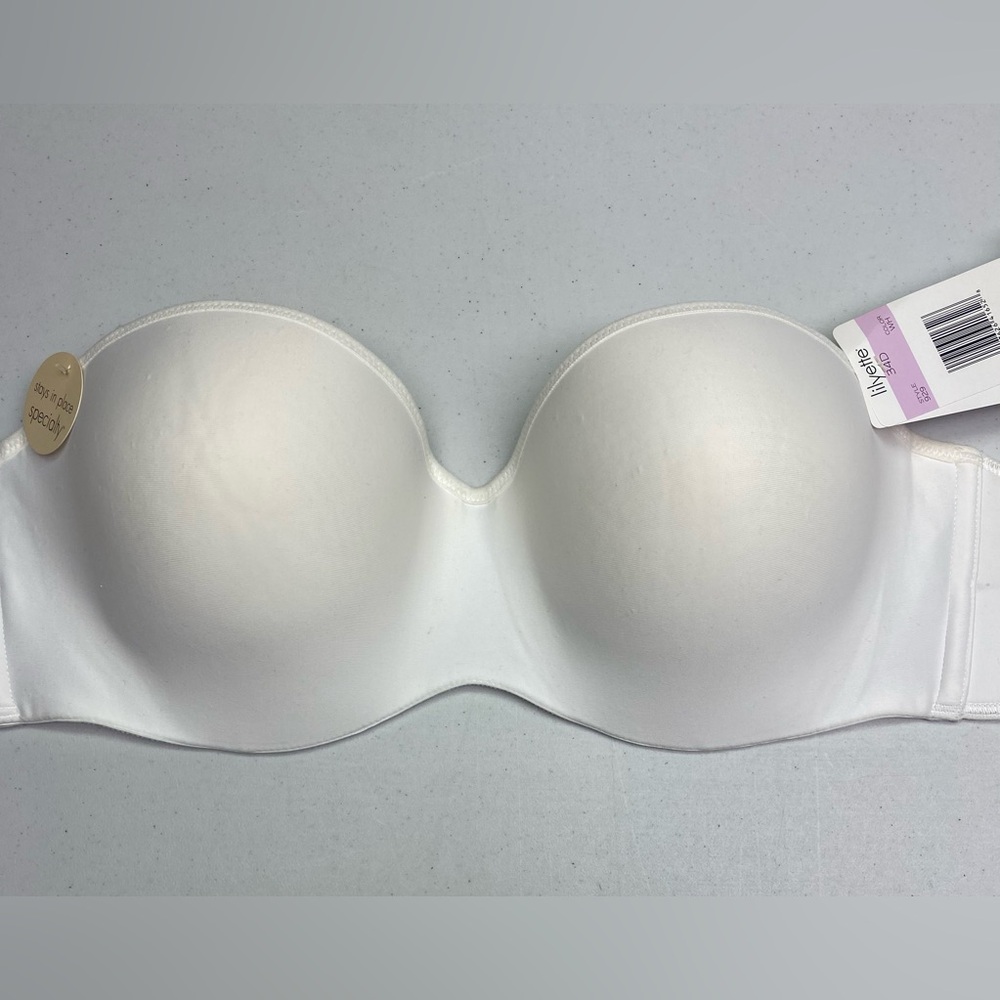 NWT Lilyette by Maidenform CREM Strapless, 34D *P1008
